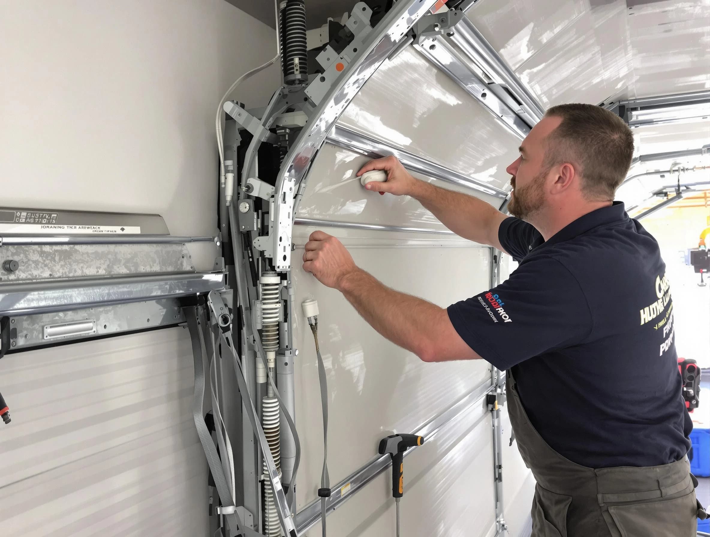 Noisy Garage Door Fix in Highland Park