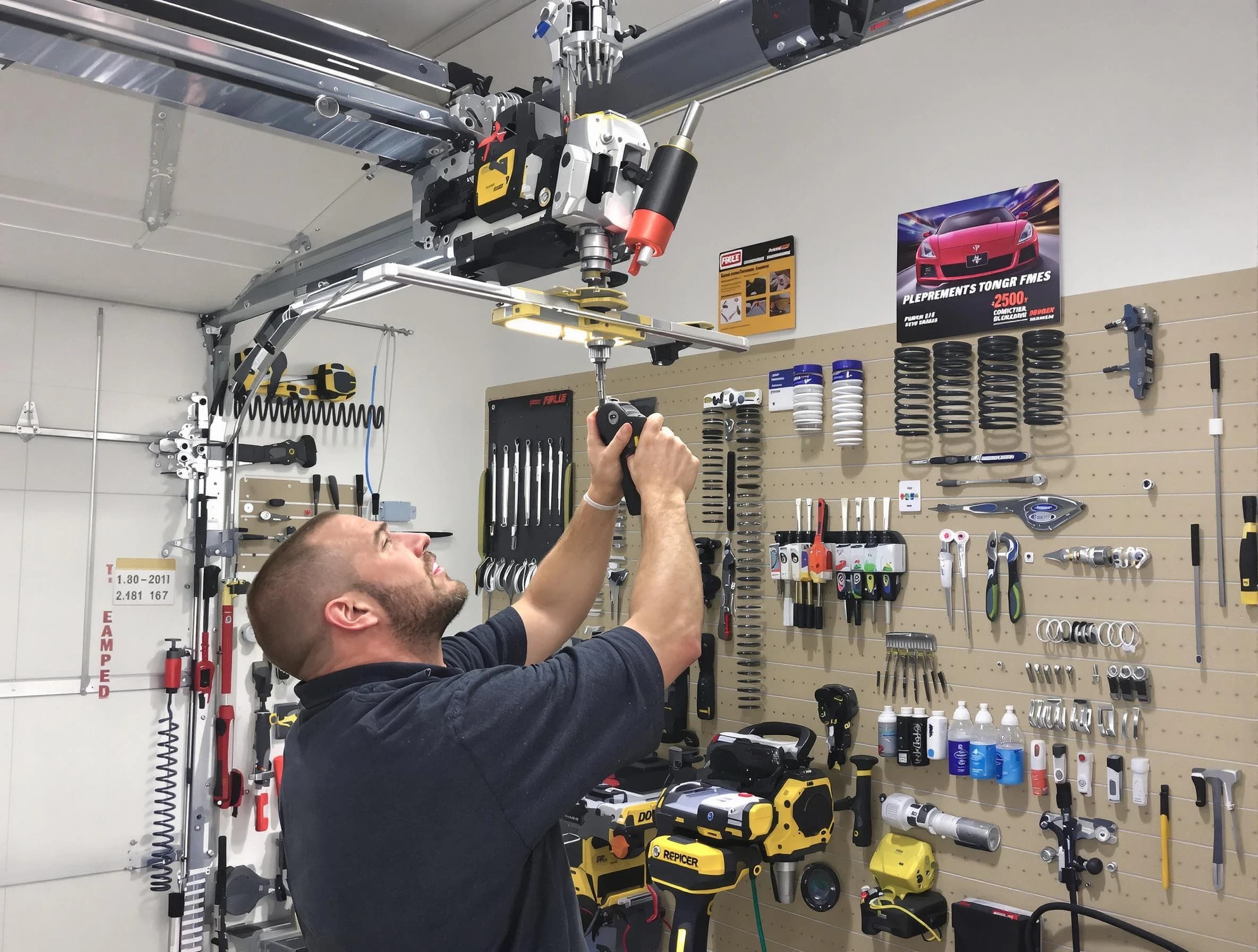 Garage Door Spring Repair in Highland Park